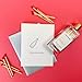 Chez Gagné Premium Safety Matches - 40 Matches in Glass Bottle with Gold Lid, Colorful Tips, Striker on Bottle, Decorative Matches for Candles, Home Decor (Let's F*cking Party - Coral)