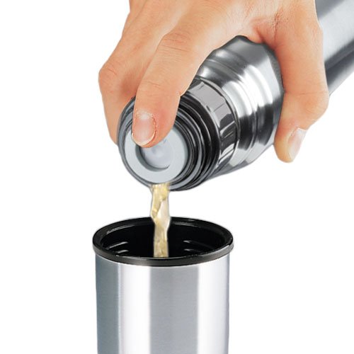 Thermosfles Asobu Time Square Travel Bottle Zilver 450 ml