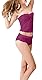 Weardear Damen Babydoll Sexy Dessous Lingerie Unterwäsche Negligee Reizwäsche Erotische Nachtwäsche Lila XXXL