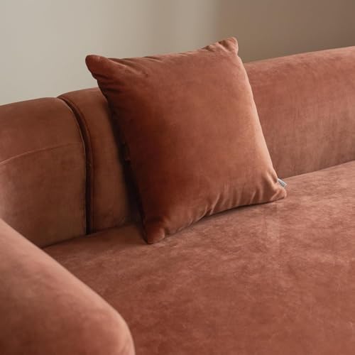 Image of Modern Classic 3 Seater Velvet Button Tufted 3 Chesterfield Sofa for Living Room and Office (Pillows Included)