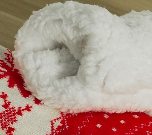 Image of Slipper Socks for Women with Gripper - Winter Non Slip Thick Fuzzy Socks - Warm Cozy Christmas Gift