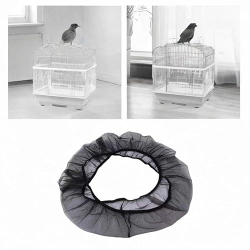 Generic Gaiola de pássaro malha capa pet pássaro net capa proteção universal gaiola coletor capa gai