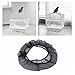 MotiveTech Birdcage Netting Cover for Pet Birds with Skirt and Ventilation, Black, 30cm