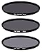 ICE 82mm Slim ND Filter Set ND1000 ND64 ND8 Neutral Density 82 10, 6, 3 Stop Optical Glass