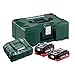 Produktbild METABO 685136000 - Combo bateria + cargador Basic-Set 1x LiHD 4,0 Ah + 1x LiHD 5,5 Ah en maletín MetaLoc
