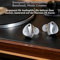 KZ Castor Bass Edition IEM mit zwei dynamischen Treibern, abstimmbarer Sound, kabelgebundene Kopfhörer, Gaming-Ohrhörer mit 4-stufigem Einstellschalter, geräuschisolierend – Ansicht 5