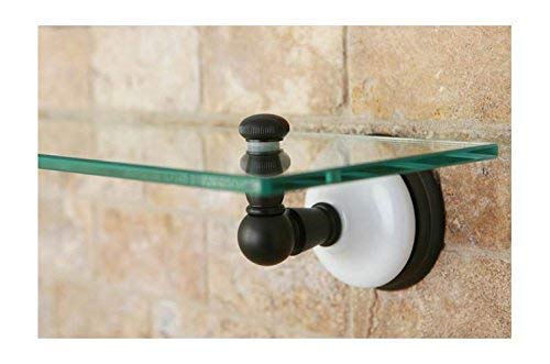 Kingston Brass BA1119ORB Victorian Glass Shelf, 20-3/4-Inch, Oil Rubbed Bronze - Thumbnail 2
