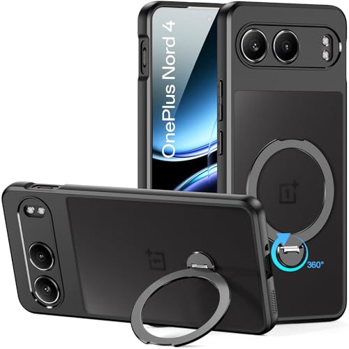 Magnetische Handyhülle Für OnePlus Nord 4 5G – Mattiert, Wireless Charging & Auto-Halterung Kompatibel