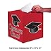 Creative Converting Congrats Grad Card Holder Box, Classic Red -