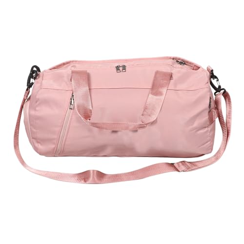 Bolsa deportiva rosa con diseño plegable Cabilock y gran capacidad para fitness