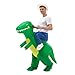 Produktbild IRETG Dinosaurier Aufblasbares Kostüm Erwachsene Lustige Aufblasbare Dinosaurier Kostüme Halloween Verkleidung für Lehrer Schulparty