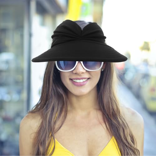 Sombrero ligero para mujer con ala ancha para protección UV miniatura 2