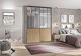 porte placard coulissante sous pente Tout inclus pour une installation facile : Rail, guide sol et quincaillerie sont fournis pour une installation rapide et sans tracas.