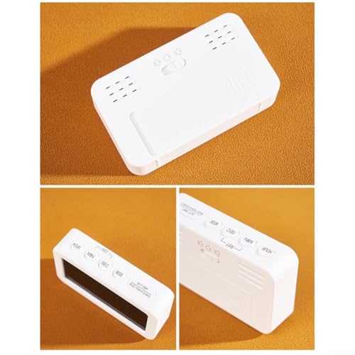 Reloj despertador digital LED multifunción, visualización de 12 horas a lo largo de 24 horas, temporizador para el hogar, cuenta regresiva, repetición y función de oficina para dormitorio compatible - imagen 5