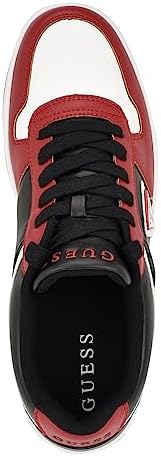 Guess Men's LELFORD Sneaker, Red Multi 610, 11 | Image 1