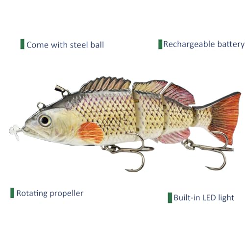 Leurre de pêche électrique robotique pour décider les carnassiers difficiles