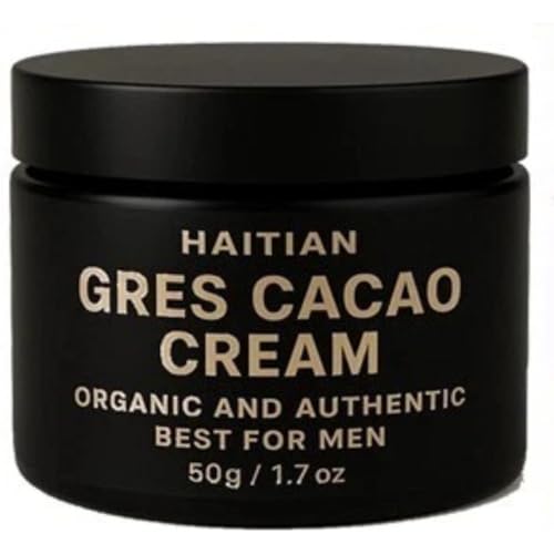 Gres Koulev Organic Haitian Cacao Oil for Men | Full Size | 50g Moisturizers Oils (Haitian Gres Cacao Cream)