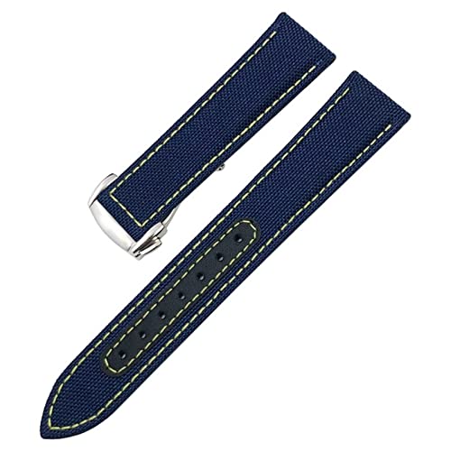 Bracelet nylon 20mm pour Omega Seamaster 300 AT150 GUMMMY couleur agate élégante