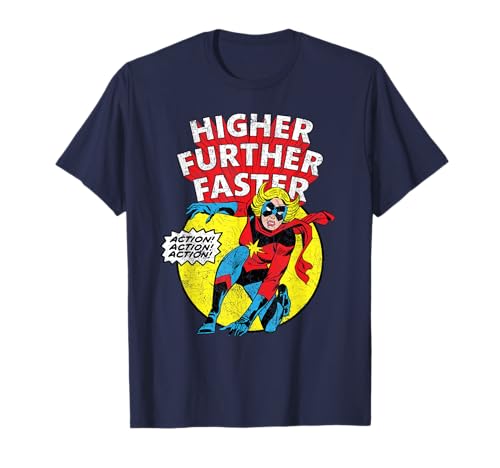T-shirt Captain Marvel 1977 incarnez la force de la super-héroïne mythique