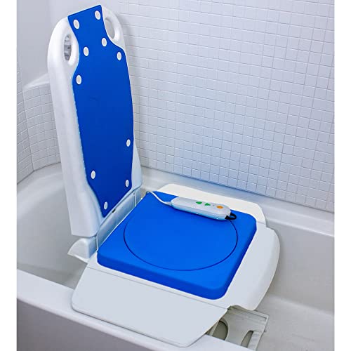 Tranquilo Premium Electric Bath Lift with Padded, SAFESWIVEL Rotating SEAT and Electric Recline. 300lb. Lifting Capacity and Extra High Lifting Range up to 21.5 inches. - Thumbnail 6