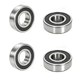 4 Stück Hochwertige Rillenkugellager 20x42x12mm Doppelt Abgedichtet aus Robustem Lagerstahl für Motoren Getriebe und Industrielle Anwendungen Reibungsloser Betrieb Hohe Präzision