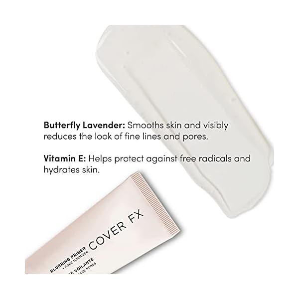 COVER FX Blurring Primer - 1 Fl Oz - Mattifying Pore Minimizing Primer - Soft-Focus Finish - Safe For All Skin Types