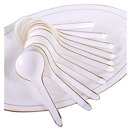 Juego de cucharas for el hotel en casa, cucharas for servir de comedor 10 juegos de cucharas de...