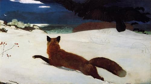 Toile Chasse-renards par Winslow Homer décoration murale de chambre
