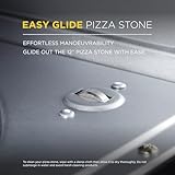 Blackmoor Indoor Electric Pizza Oven with 12 Inch Pizza Stone, Cooks in 2 Minutes, 8 Cooking Functions and Timer, 430 Degrees Max Temperature, 50 x 46 x 29cm - Image 9
