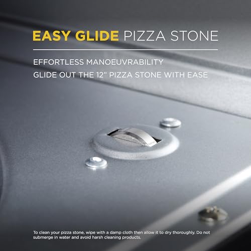 Blackmoor Indoor Electric Pizza Oven with 12 Inch Pizza Stone, Cooks in 2 Minutes, 8 Cooking Functions and Timer, 430 Degrees Max Temperature, 50 x 46 x 29cm - Image 9