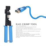Narzędzie do zaciskania prędkości kątowej 90°, RJ45 Keystone Jack Speed Crimper, Cat5e Cat6 Cat6A Keystone Jacks Zaciskarka kabla Ethernet