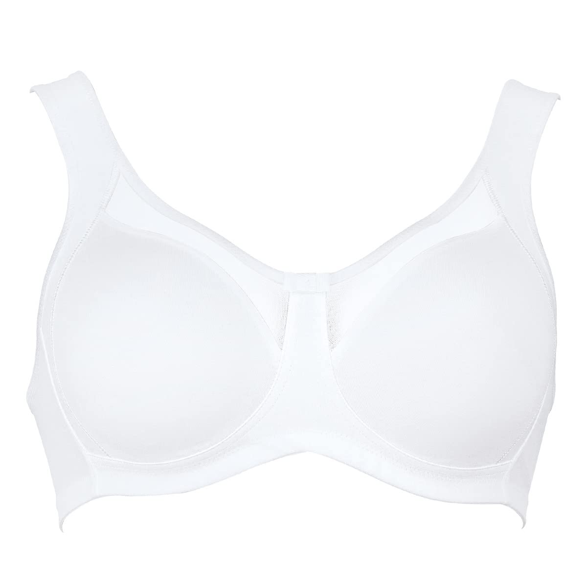 Anita - Sujetador Confort sin Aros Clara para Mujer 5859 | Copas tripartitas, tirantes de alivio, microfibra, espalda alta, hasta copa H