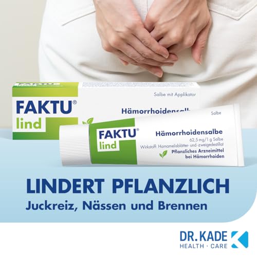 FAKTU lind rektalna mast: protuupalna mast s hamamelisom protiv hemoroida, pospješuje zacjeljivanje rana, 25 g