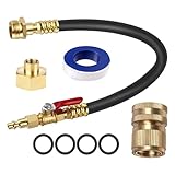 Utilisations Multiples: Cet adaptateur de purge pour arroseur prend en charge les camping-cars, caravanes, et bateaux, offrant une flexibilité inégalée pour divers modes de vie en plein air. Sa conception adaptable inclut un tuyau flexible qui simplifie l'accès dans les zones confinées, améliorant le confort de l'utilisateur lors des nettoyages saisonniers. Il est idéal pour les entretiens réguliers et les préparations de voyage.