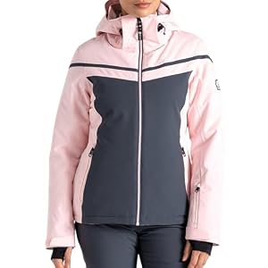 Dare2b Womens Flurry Jacket Veste de Ski, Rose Gris, 48 Femme