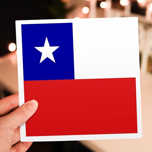 Cartes de vœux drapeau du Chili en impression haute définition - 7