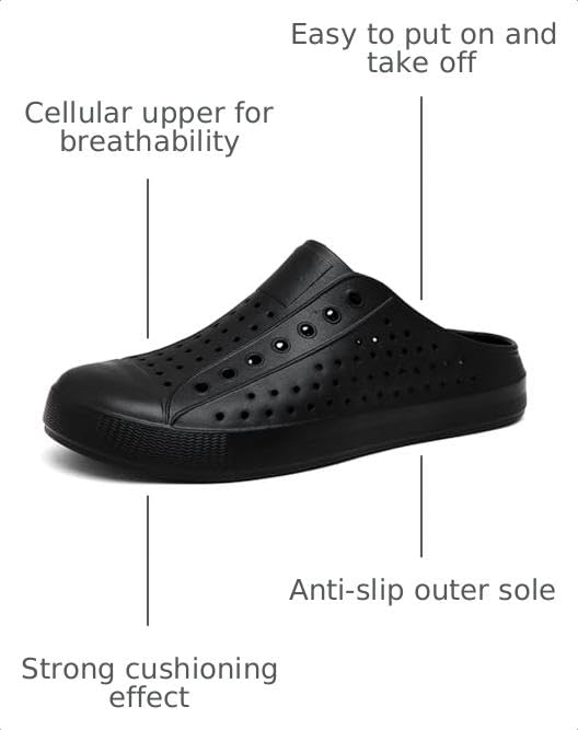 Image of CERYTHRINA Women's Garden Clogs Shoes Breathable Quick Drying Sandals Slippers Beach Footwear