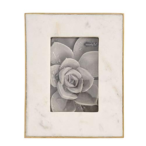 Mud Pie 5" X 7" Marble & Gold Frame #TOP13