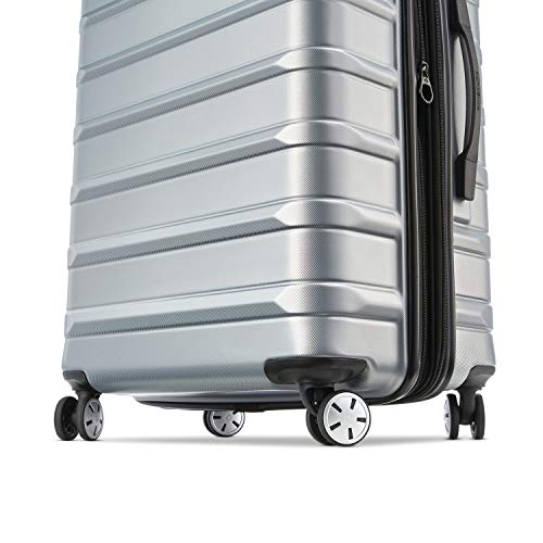 Samsonite Omni 2 Hardside Expandable Luggage with Spinner Wheels, 2PC SET (CO/L), Arctic Silver - Image 3