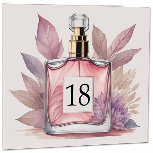 18th Birthday Card for Girls - Birthday Cards for Daughter 18 Years Old Classy Eighteen, Eighteenth Elegant Sister Friend Her niece female granddaughter cousin