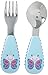 Skip Hop SH252364 Toddler cutlery set Blu, Ciano, Rosa, Argento Acciaio inossidabile posate per bambini