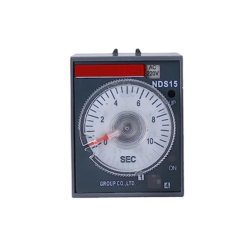Relé de tiempo ST3PA-A temporizador analógico AC220V con zócalo NDS15