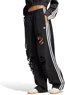 [アディダス] originals オリジナルス ダメージ加工 スウェットパンツ KW8254 ブラック 黒 レディース メンズ