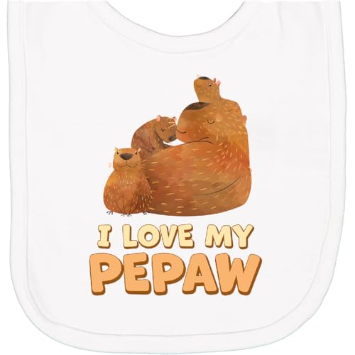 inktastic I Love My Pepaw Newborn Bib
