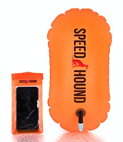 Speed Hound Swimmer's #1 Choice Swim Buoy Lite (Hi Vis Orange)