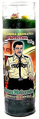 3 Pieces Candles Cocktail VELADORA Jesus MALVERDE PROTECCION