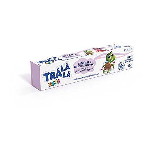 Trá Lá Lá Creme Para Prevenir Assaduras Suave Personagem Baby Branco 45 G