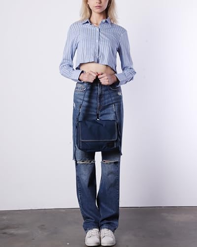 ZIMEGO Classic Crescent Crossbody Bag - Everyday Essential Travel Hobo Bag2