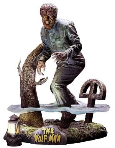 Maquette en plastique échelle 1:8 Lon Chaney Jr. The Wolf Man cadeau cinéma vintage