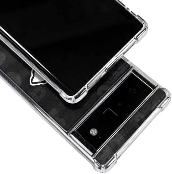 Skinit Clear Phone Case Compatible with Google Pixel 6 - Officially Licensed NFL Kansas City Chiefs Black & White Design